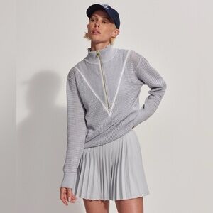 Varley Calva Knit in Pearl Blue